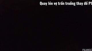 Quay lén Vợ vú bướm