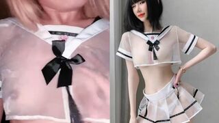 Địt bé FWB với bộ đồ cosplay mới mua