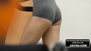 Japanese MILF Fucked Rough At The Gym