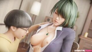 Hentai 3D loạn luân mẹ con