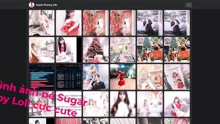 ( Đăng Lại ) Bé Sugar baby Huỳnh Phương Hân - Đầy đủ khám bím của bé cuối video ♥